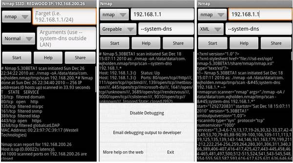 Nmap for Android