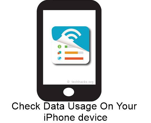 Check Data Usage On iPhone