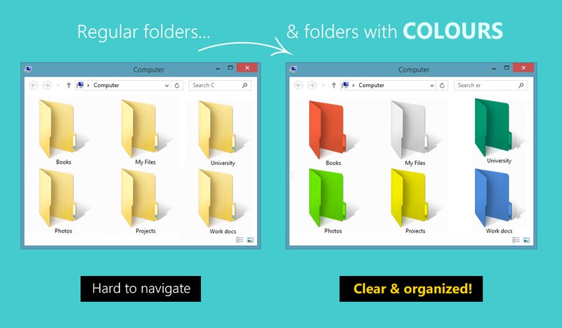 Change the Colour of a Folder In Windows