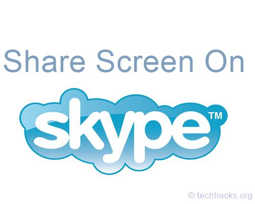 Share Screen On Skype