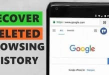 Recover Deleted Browsing History on Android